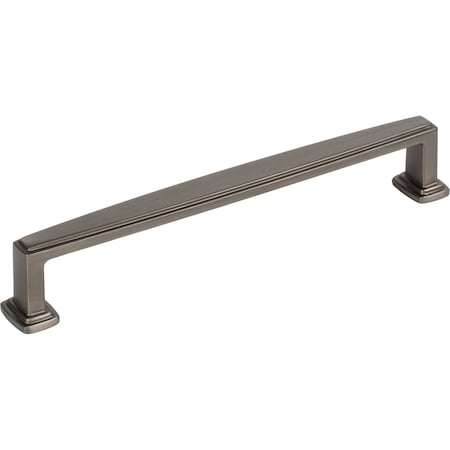 Jeffrey Alexander 160 mm CentertoCenter Brushed Pewter Richard Cabinet Pull, PR 171-160BNBDL